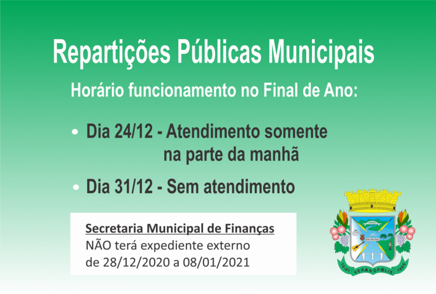 final-de-ano-expediente-das-reparticoes-publicas-municipais