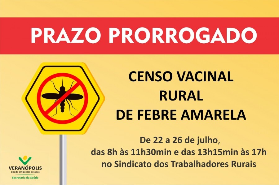 censo-vacinal-rural-de-febre-amarela-e-prorrogado