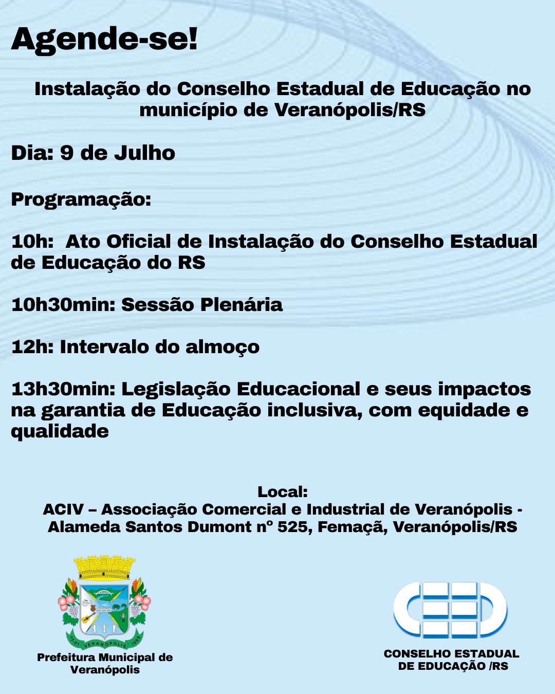veranopolis-sedia-instalacao-do-conselho-estadual-de-educacao-do-rs-nesta-quarta