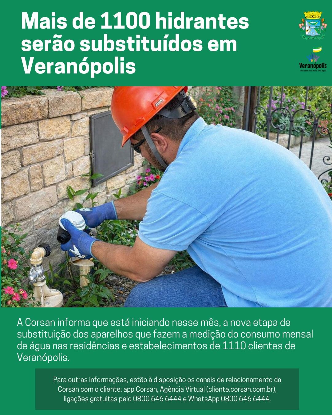 corsan-vai-substituir-mais-de-1100-hidrometros-em-veranopolis